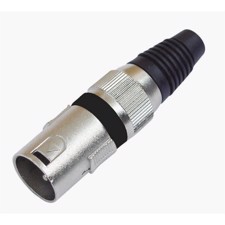 10 x han XLR stik. 3 pol