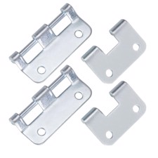 Adam Hall Bag of 2 Detachable Hinges large galvanised - 2251 M2 AH