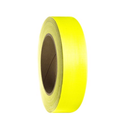 Gaffa tape neon gul 38mm x 25m - Adam Hall Accessories