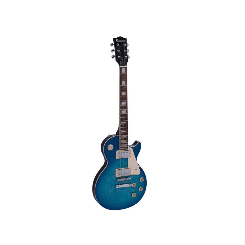 DIMAVERY LP-750 E-Gitarre, faded blueburst