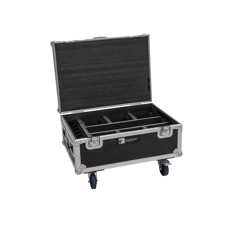 ROADINGER Flightcase 6x AKKU IP TL-3 QCL Trusslight CRMX with charging function and wheels