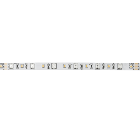 LED Strips RGB+WW 2200K - 24 volt - 5 meter - 72 LEDs pr meter - 5050+3528 LED - IP20