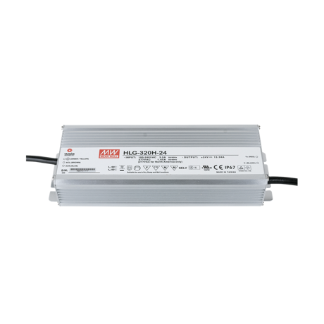 LED Strømforsyning 320 W/24 V DC IP67 - Meanwell HLG-320H-24