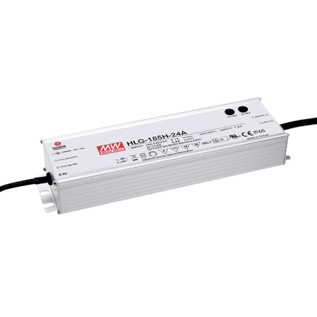 LED Strømforsyning 185 W/48 V DC IP67 - Meanwell HLG-185H-48