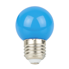 Showgear G45 LED Bulb E27 1 W - blue - non-dimmable