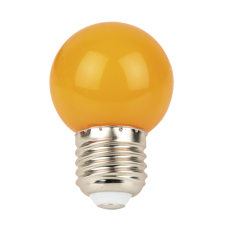 Showgear G45 LED Bulb E27 1 W - orange - non-dimmable