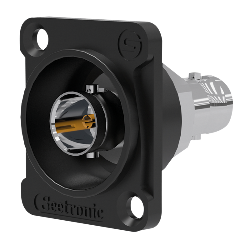 Seetronic BNC Chassis 12G Feedthrough adapter