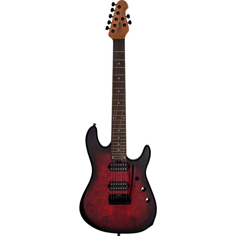 Sterling by Music Man Richardson7 Dark Scarlet Burst Satin