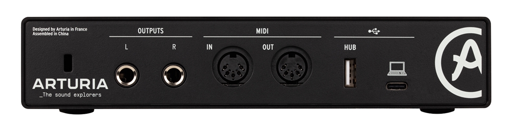 Køb　Minifuse　ARTURIA　Black　2,　Audio　interface,　hos