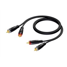 ProCab 2 x RCA > 2 x RCA - 3 meter [Kun 1 tilbage]