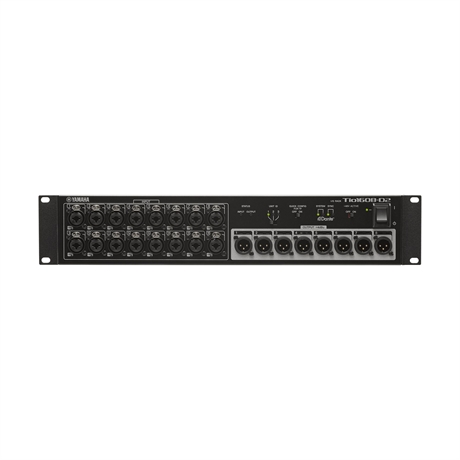 YAMAHA Tio1608-D2 - Dante-udstyret I/O rack med 16 mik-/linje og 8 linje out.