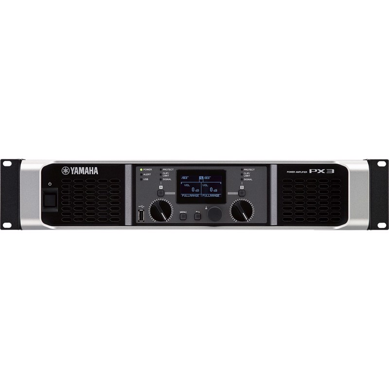 YAMAHA PX3 - 2x 500W at 4. PEQ, crossover, filters, delay, and limiter